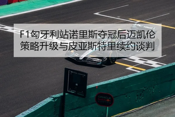 F1匈牙利站诺里斯夺冠后迈凯伦策略升级与皮亚斯特里续约谈判